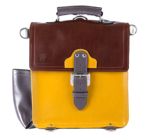 The Hawley in Brown/Mango with Grey Accents
