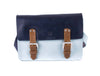 The Harmood in Navy/Baby Blue with Tan Accents