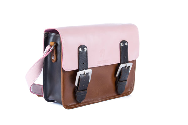 The Albert in Baby Pink/Tan with Chocolate Accents