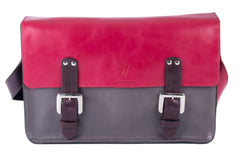 The Arlington in Hot Pink/Grey with Aubergine Accents