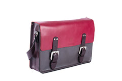 The Arlington in Hot Pink/Grey with Aubergine Accents